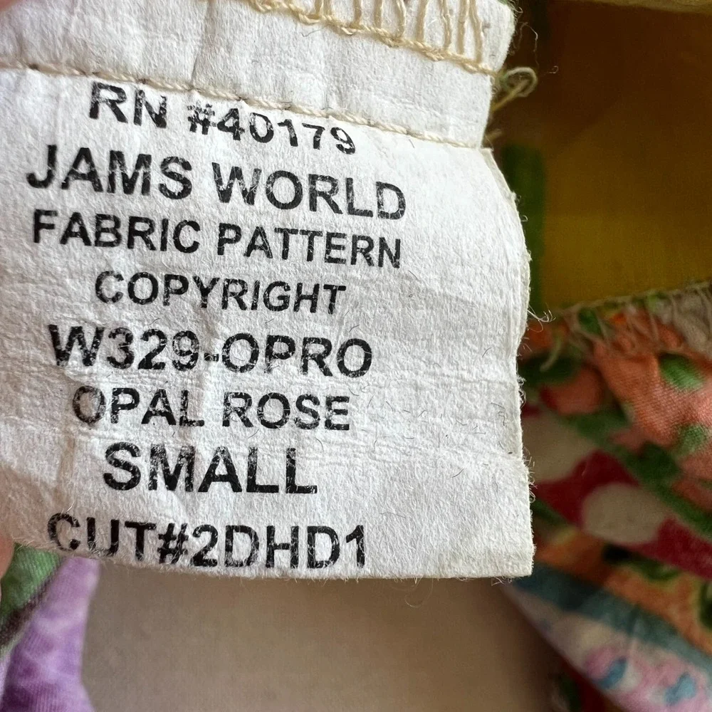 Jams World Women Dress Opal Rose Vacation Tropical Hawaiian Wearable‎ Art Small - Picture 5 of 10